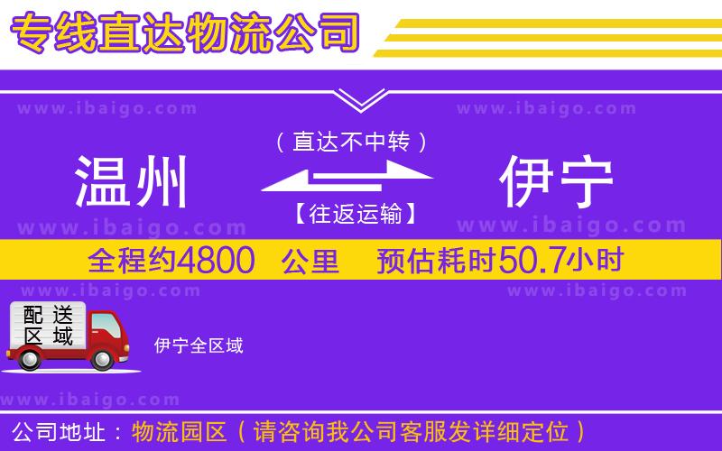 溫州到伊寧物流專線